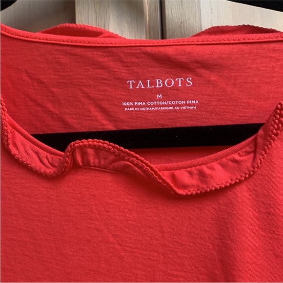 Talbots Bold Red Top - Picture 3 of 3